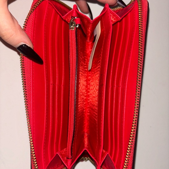 Kate Spade Large Continental Wallet | Vibrant Red | Slightly Used - Picture 8 of 10